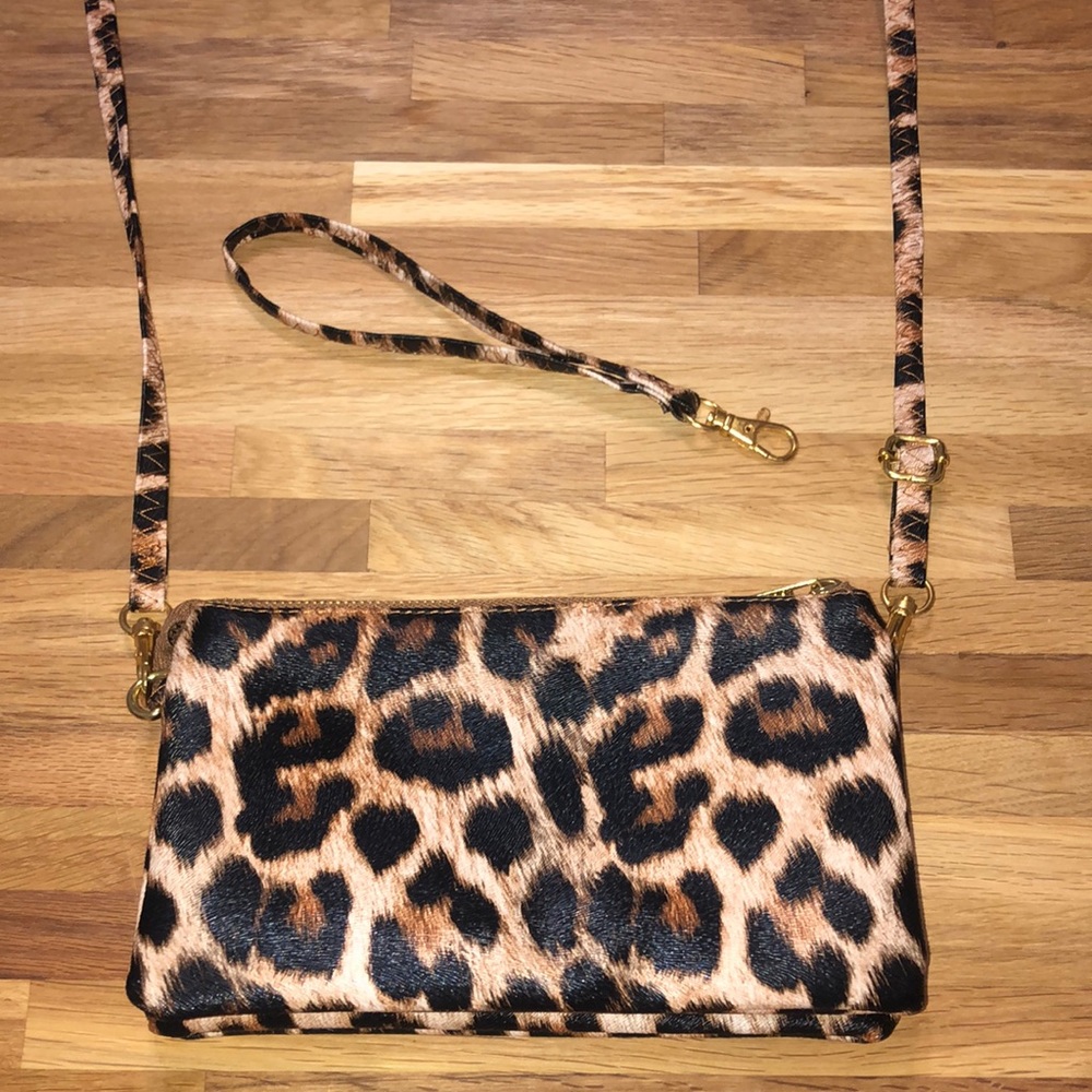Leopard Print Handbag - Like NEW
